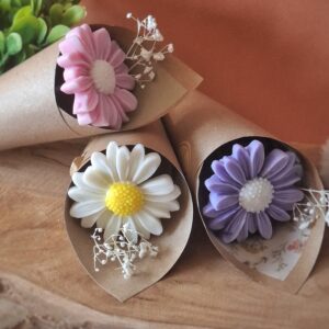 La Fleur de Cire – Bouquet de Bougie Une Marguerite